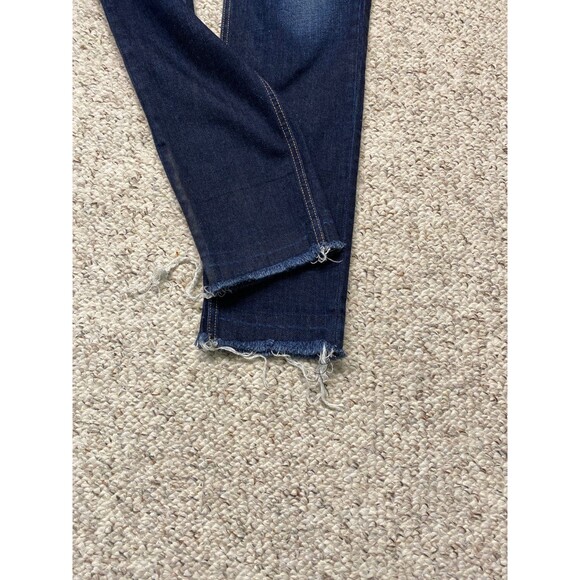 Rag & Bone Dre Style Dark Wash Skinny Raw Fray Hem 28 - Picture 3 of 7
